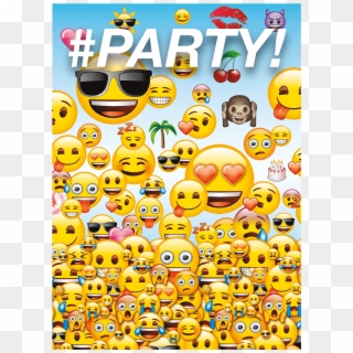 Emoji Party Invite - Invitaciones De Emojis En Blanco Clipart