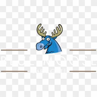 Blue Moose Clipart