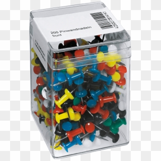 Push Pins, 200, Assorted Frei - Jigsaw Puzzle Clipart