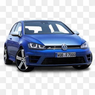 Volkswagen Golf Blue Car Png Image - Price Of Golf 7 R Clipart