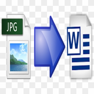Convert Jpg To Word - Jpeg Clipart