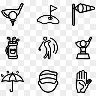 Golf - Egyptian Icons Clipart