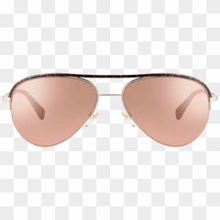 Diane Von Furstenberg Aviator Sunglasses - Peach Clipart