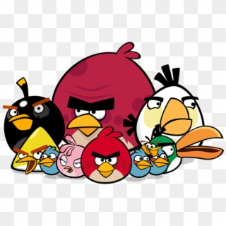 Angry Birds Png Transparent Background - Dibujos De Angry Birds Clipart