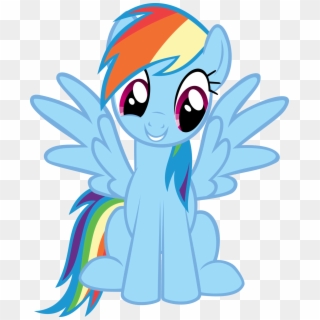 At The Movies - Rainbow Dash Little Pony Clipart