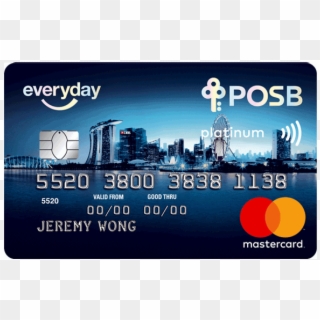 Posb Everyday Card - Posb Credit Card Clipart