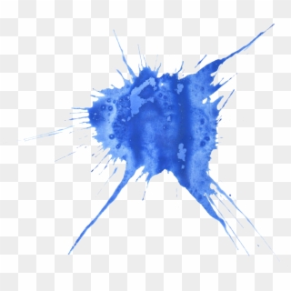 Blue Watercolor Splatter 18 1024×872 - Watercolor Paint Clipart
