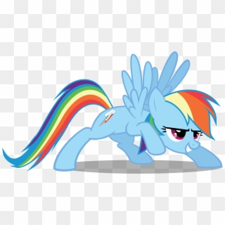 My Little Pony - Mlp Rainbow Dash Posing Clipart