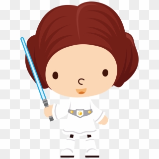 A Lot Of Free Downloadable Star Wars Clip Art - Princess Leia Clipart - Png Download