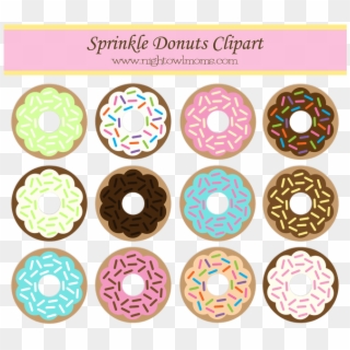 Doughnut Clipart Real Donut - Donut Memory Game Printable - Png Download