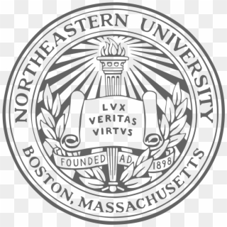 1000px Northeastern Seal - Northeastern University Boston Logo Clipart