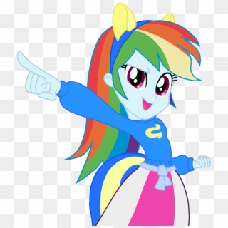 My Little Pony Equestria Girls Rainbow Dash - Elsa And Rainbow Dash Clipart