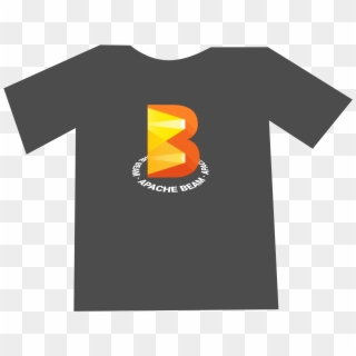 Beam Logo With Text Dark Tshirt - Active Shirt Clipart