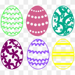 Easter Eggs Clipart File - Easter Egg Svg Free - Png Download