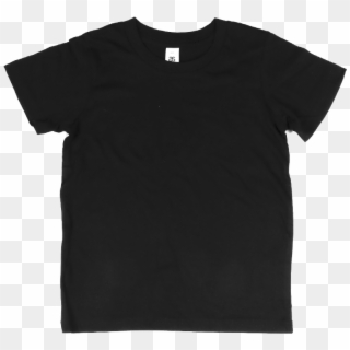 Custom Kids Tshirt - Black T Shirt Front Png Clipart