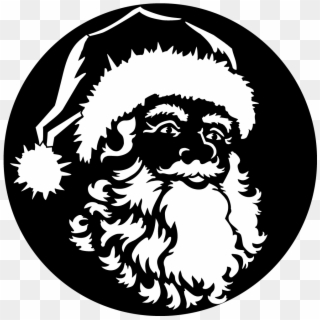 Santa's Face - Illustration Clipart