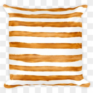 Watercolor Stripe Throw Pillow Cover Clipart