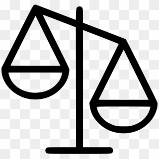 Law Scale Png - Justice Scale Icon Png Clipart