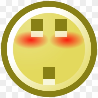 Blushing Emoji Clipart Shame - Clip Art - Png Download