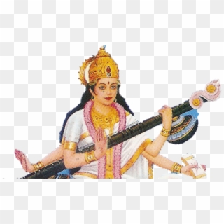 Goddess Saraswati Png Download - Saraswati Shishu Mandir School Clipart