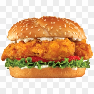 Burger And Sandwich Png Image - Chicken Tender Sandwich Carl's Jr Clipart