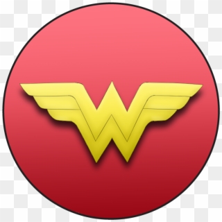 Wonderwomanbutton - Circle Clipart