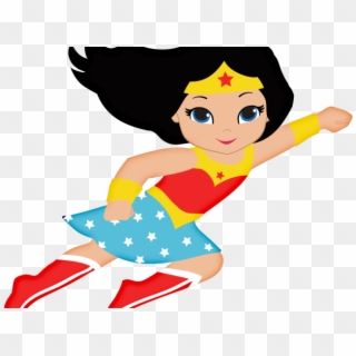 Logo Clipart Wonder Woman - Animated Wonder Woman Baby - Png Download