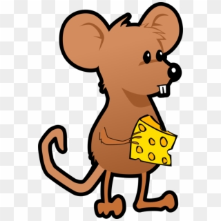 Mouse Cheese Sandwich Rat Rodent - Clipart Cartoon Mouse - Png Download