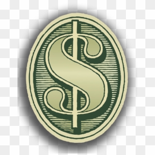 Dollar Sign Engraving Clipart