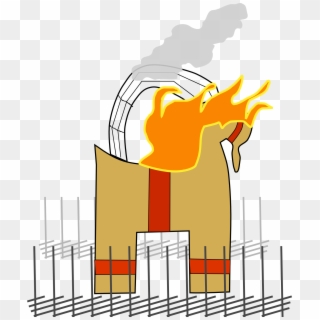 How Can We Sleep While The Goat Is Burning - Cartoon Clipart