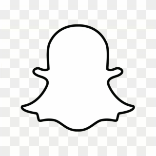 Snapchat Icon Transparent Wwwimgkidcom The Image Kid - Snapchat Logo Vector Black And White Clipart