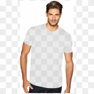 Male Model Png - Blue Next Level Shirt Clipart