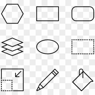 Pictures Of Geometric Shapes - Geometric Shapes Shapes Png Clipart