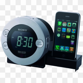 Radio - Iphone 6 Docking Station With Clock Clipart