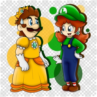 Daisy Luigi Clipart Princess Daisy Luigi Princess Peach - Png Download