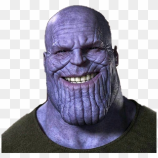 Thanos Sticker - Thanos Face No Background Clipart