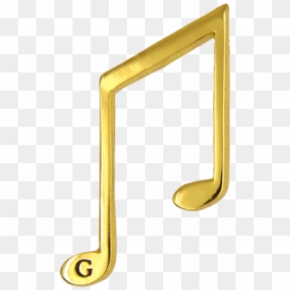 600 X 600 2 - Gold Music Note Transparent Clipart
