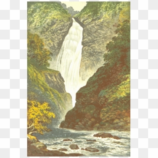 Freeuse Stock Clipart Falls Of Foyers Medium Image - Falls Of Foyers - Png Download