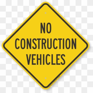 No Construction Vehicles Learn More - It's More Complicated Clipart