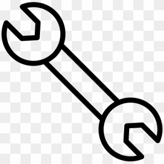 Png File Svg - Wrench Outline Png Clipart
