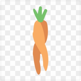 The Ugly Carrot Might Not Look Perfect, But It's Just - Illustration Clipart