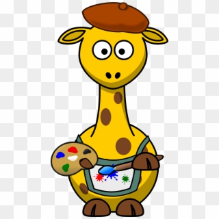 This Free Icons Png Design Of Giraffe Painter Clipart
