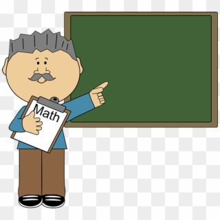 Math Teacher Clip Art - Png Download