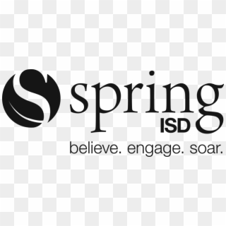 Spring Isd Logo With Tagline - Human Action Clipart
