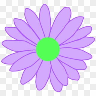 Daisy Clipart Purple - Red Flower Clip Art - Png Download