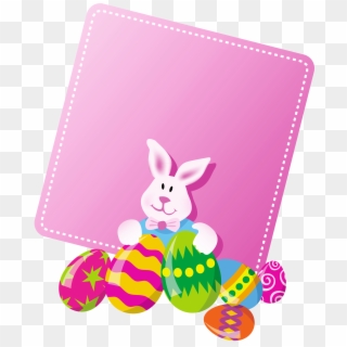Pink Easter Blank Png Clipart Picture - Buona Pasqua Happy Easter Transparent Png