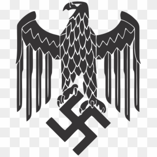 Hitler Vector - Nazi Eagle Png Clipart
