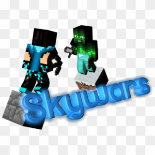 Squadcraft - Minecraft Skywars Logo Png Clipart