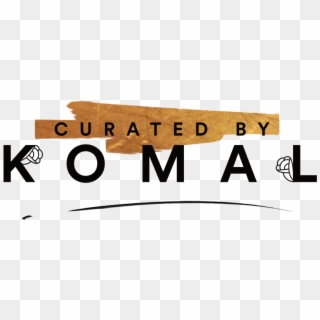 Curated By Komal Logo - Calligraphy Clipart