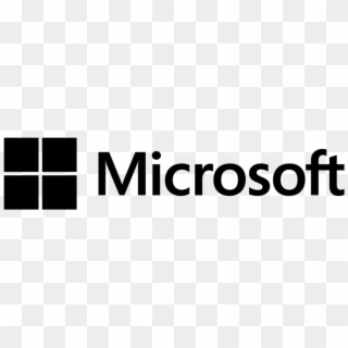 Mslogo - Microsoft Logo Black Png Clipart